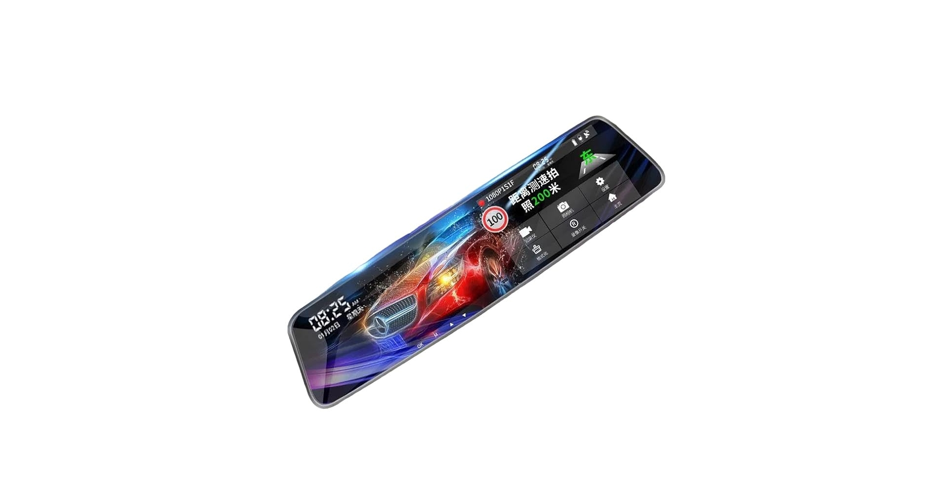 Amazon.co.jp: ドラレコ ミラー型 ドライブレコーダー【170°広角