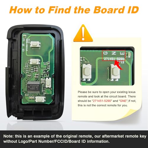 Control remoto para Toyota Prius que soluciona fallos de entrada sin llave 3
