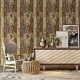 Decoroom 17.71''×984'' Wood Wallpaper Contact Paper Peel and Stick Shiplap Wood Planks for Walls