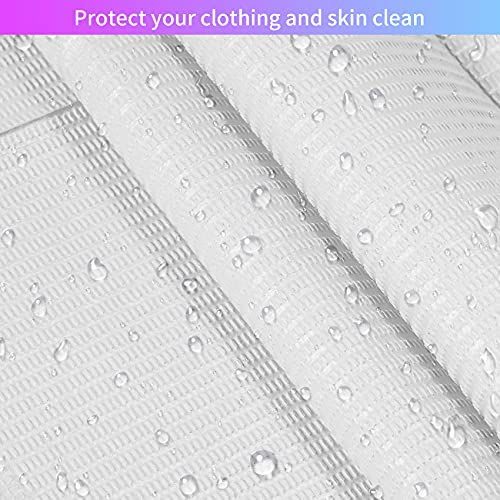 Annhua Dental Bibs Disposable Polyback Towel Patient Paper Napkin Waterproof, 3 Ply Tattoo Bib Dentist Bib Tray Covers Lap Cloths - 13" X 18"|White|Pack Of 60 #TOP5