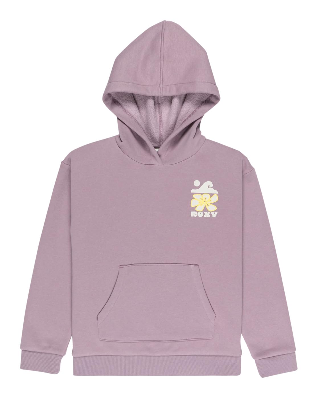 Roxy Fleece sweater SURF FEELING HOODIE BRUSHED Girl's Purple 8