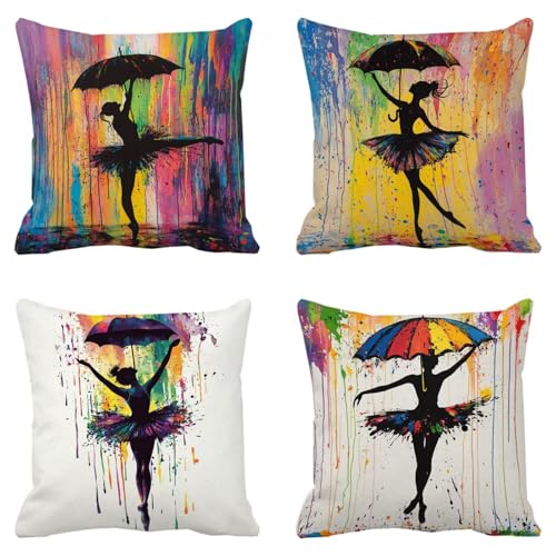Coussins de jardin imperméables 45x45 cm avec fermeture éclair invisible