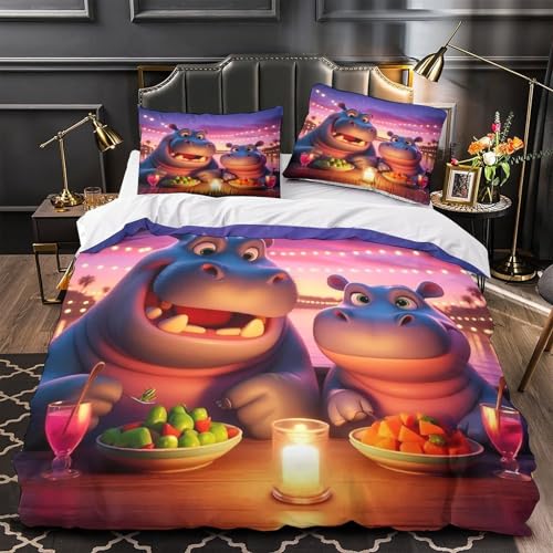 Linge de lit camping-car impression 3D en microfibre douce avec fermeture éclair invisible - 2