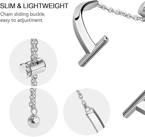 Miniatura 5 de Bandas compatibles con Samsung Galaxy Watch 66 Classic  55 Pro  44 Classic  3 1.614 in  Active 2, pulsera de repuesto de metal con diamantes