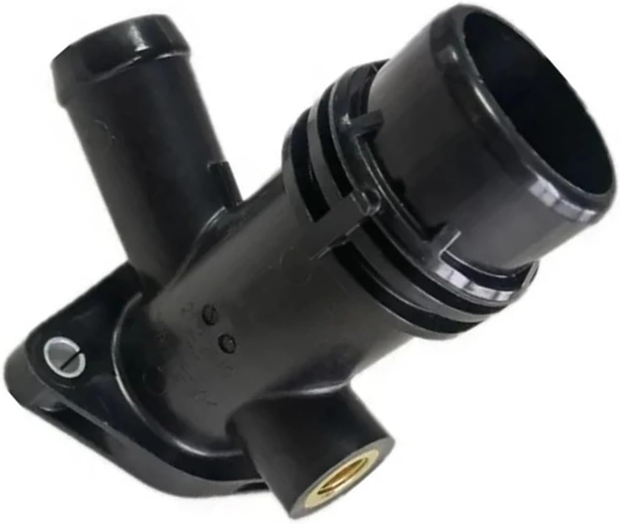 11118619408 Plastic Or Aluminum Coolant Thermostat Outlet Connector 1Pcs(Aluminum)