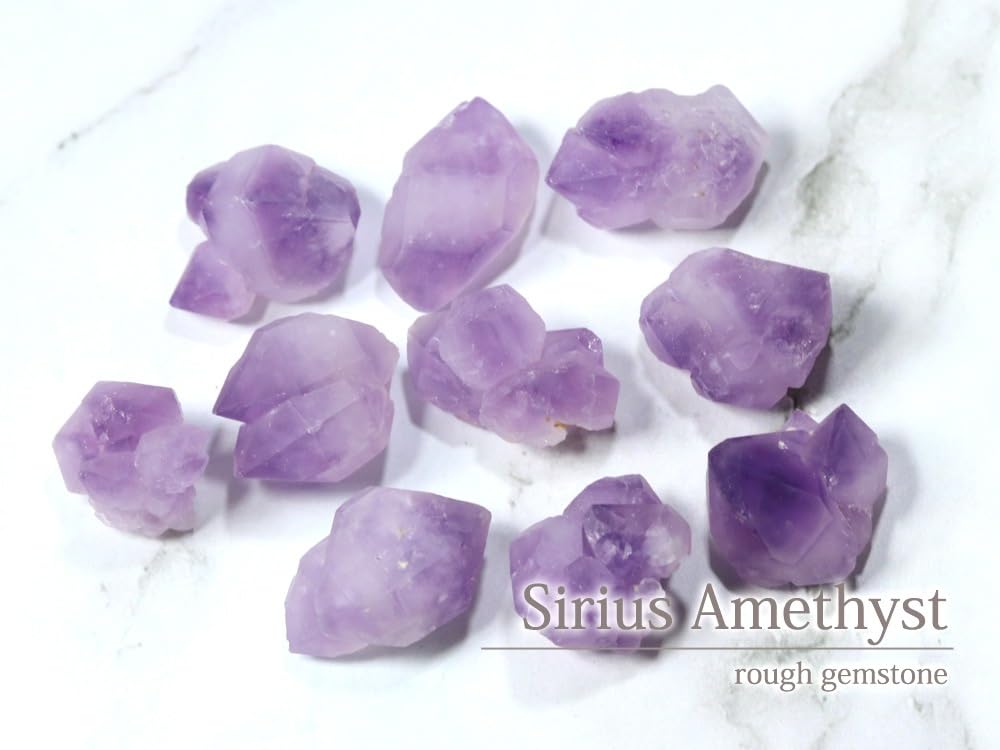 Amazon.co.jp: パワーストーン 原石 シリウスアメジスト (500円