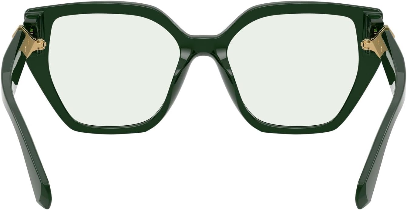 Swarovski Women's SK6044U Universal Fit Transitions Hexagonal Sunglasses, Dark Green/Transition Green Polarized, 56 mm