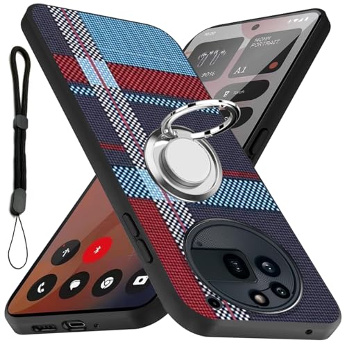 �Ή� Nothing Phone (3a) Pro �P�[�X �����O �ϏՌ� TPU �w��h�~ �V���R�� �ԍڃz���_�[�Ή� 360°��] �X�g���b�v�z�[���t������~�� �����h�~ �S�ʕی�J�o�[�i�u���[�X�g���C�v �j