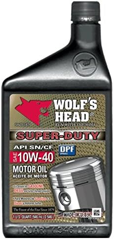 Wolf's Head Super Duty Motor Oil 10W-40-12QT case