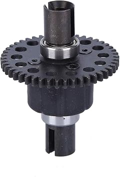 Milltrip Part & Accessories 46T 48T RC Middle Differential Remote Control Vehicle Accessory Middle Differential for Buggy Truck Truggy 1/8 RC Car46T Steel Gear