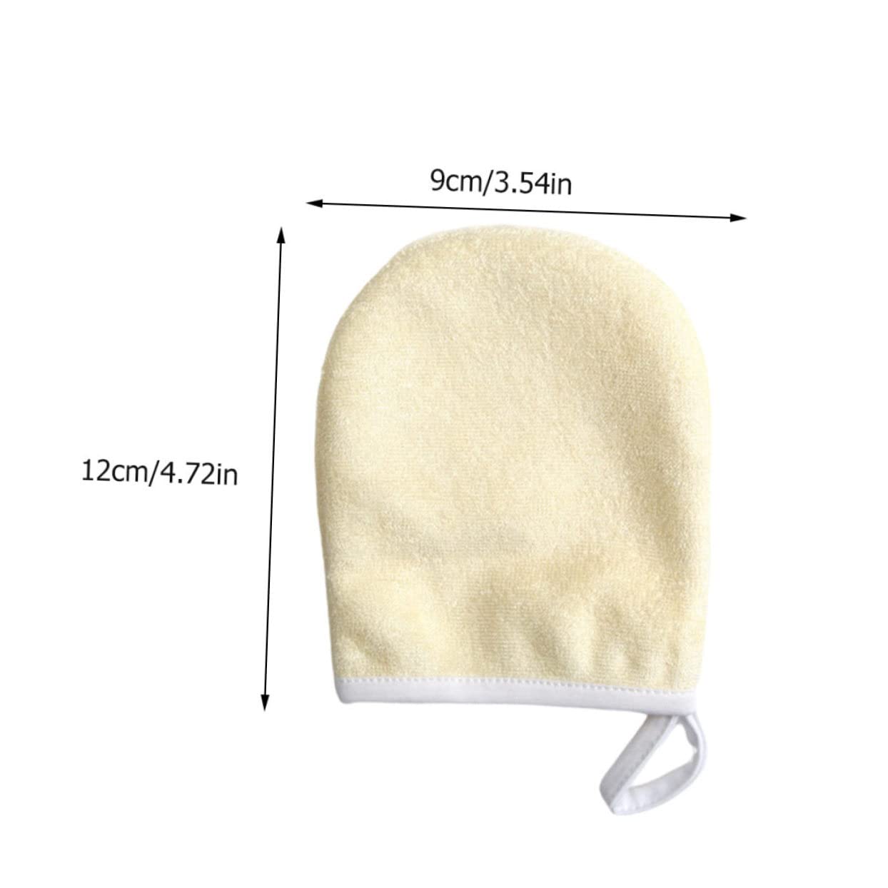 PLAFOPE 6pcs Reusable Microfiber Makeup Pads Facial Cleansing Pads for Gentle Skin Cleaning Random Color