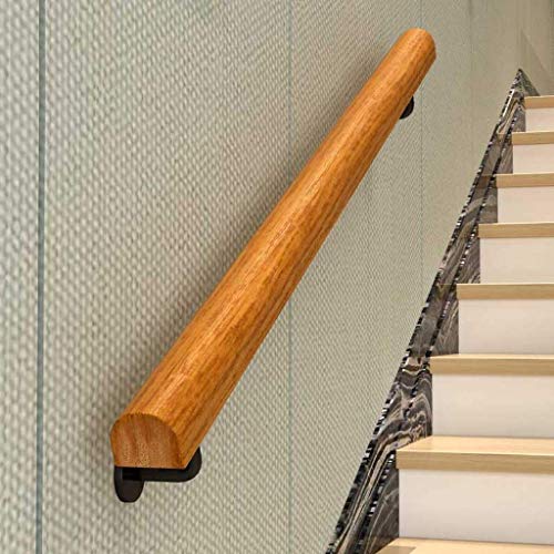 Rampe d'escalier bois massif pour sécuriser loft et marches intérieures - 4
