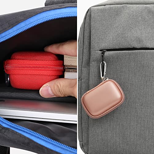 Khanka Hard Travel Case Compatible With Iwalk/Charmast/Kkd/Abnoys/Veger/Taegila Small Portable Charger 3350Mah 4500Mah 4800Mah 5000Mah 5200Mah 8000Mah Ultra-Compact Power Bank, Case Only (Pink) #TOP7