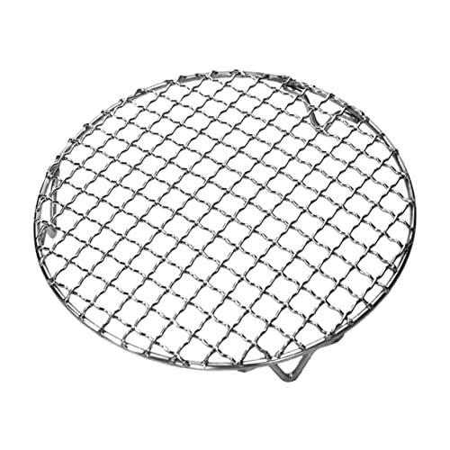 Alipis Barbacoa Inoxidable con Patas para Rejilla Resistente y Duradera para Camping y Picnics