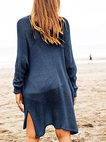 Image of Misassy Womens Open Front Knit Sheer Cardigans Summer Boho Lightweight Long Sleeve Kimono Long Sweater