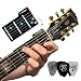 Guitar Card Chords with Tone Picks Deluxe Edition with Case | Right & Left Handed Guitar Players (Fits All Full Size Guitars) Learn to Play Your Favorite Songs in Minutes.