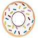 Silli Chews Vanilla Donut (Doughnut) Teether Favorite Happy Baby Teething Toy Food Grade Silicone Idea