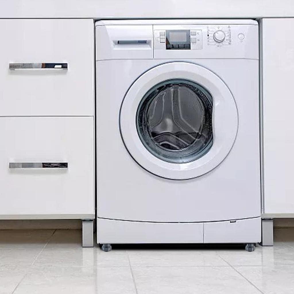 THE STYLE SUTRA® 4Pcs Mat Shock Absorbing Anti Vibration Pads for Washing Machine Adjustable | 4 Pieces Anti Vibration Pads