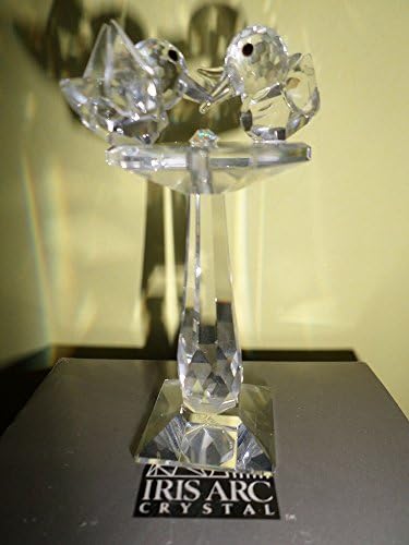 Iris Arc Crystal Garden Gazebo Collection - Birdbath 50-8071