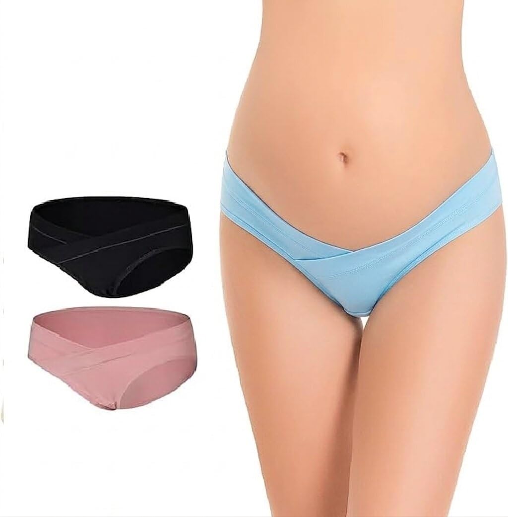 Maternity Panty for Women | Seamless Soft Cotton Pregnancy Underwear | No Marks Comfort Fit-image-25