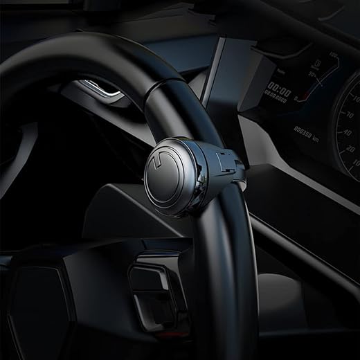 AutoBizarre 360° Rotation Car Steering Wheel Knob Booster Ball For Easy Driving Compatible with All Cars