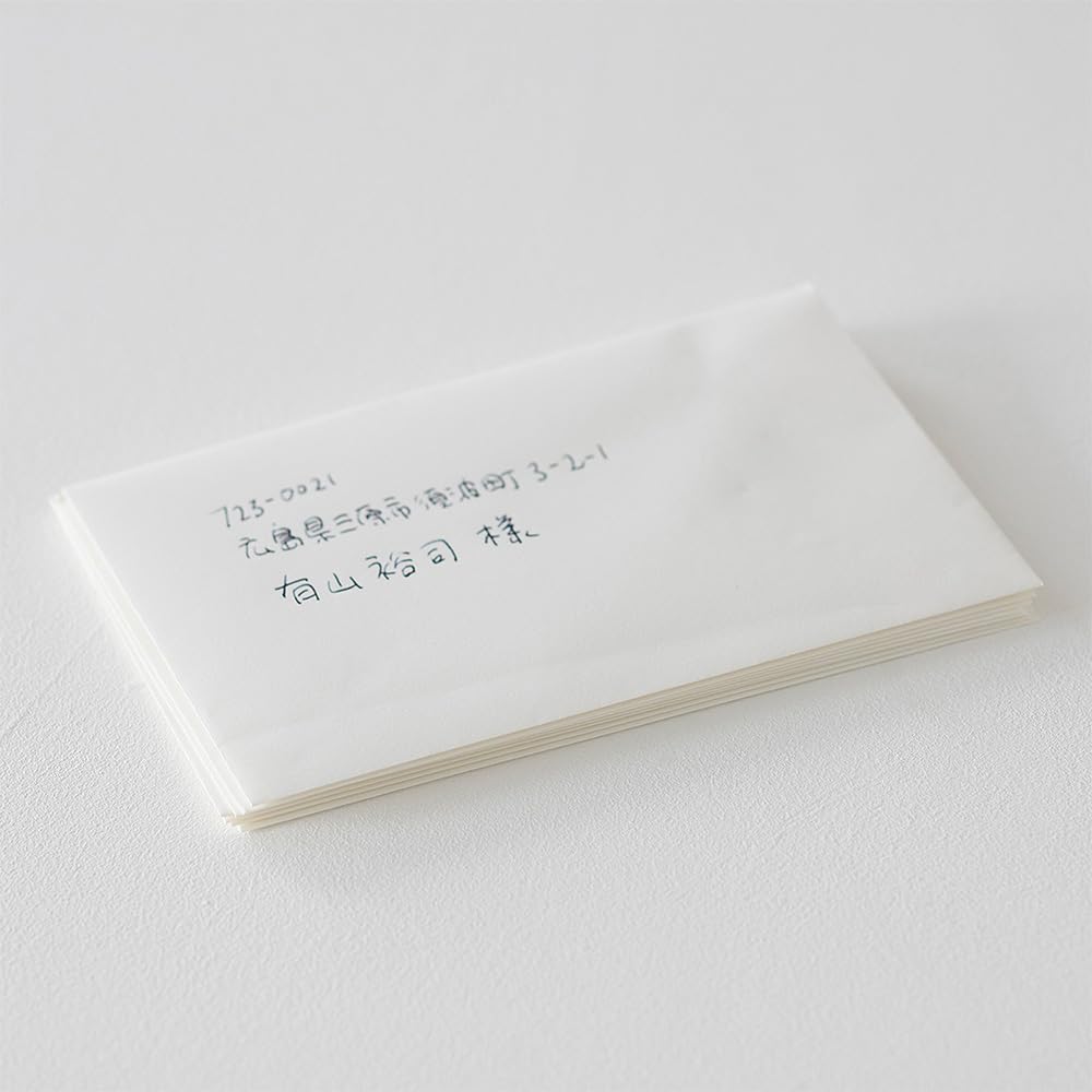 DESIGNPHIL Midori 20588006 Envelopes, MD Envelopes, Cotton, Horizontal A