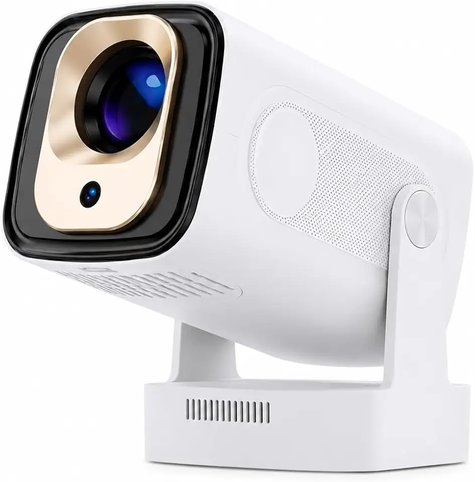 Projetor HY260PRO Inteligente Full HD 1080p 8000 Lúmens Wi-Fi 6, Bluetooth 5.4 Correção Automática Tela até 150", Branco Operacional Android Integrado