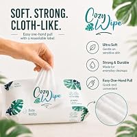 COZY WIPE Baby Wipes, 99.9% Water Based Unscented Diaper Wipes for Sensitive Newborn Skin, Plant-Based, Plastic-Free, 9 Packs, 540 Count — image 5