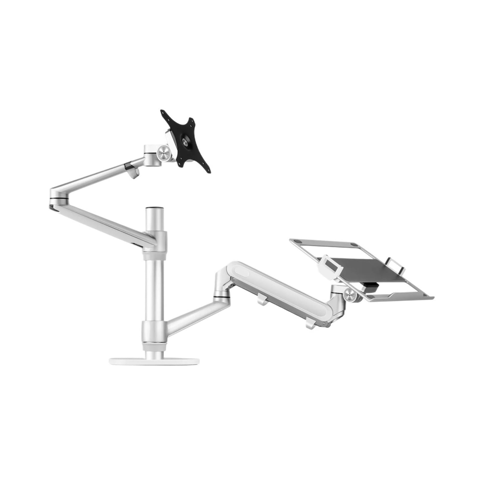 Réglage de la hauteur bureau bras moniteur et support pc portable alu