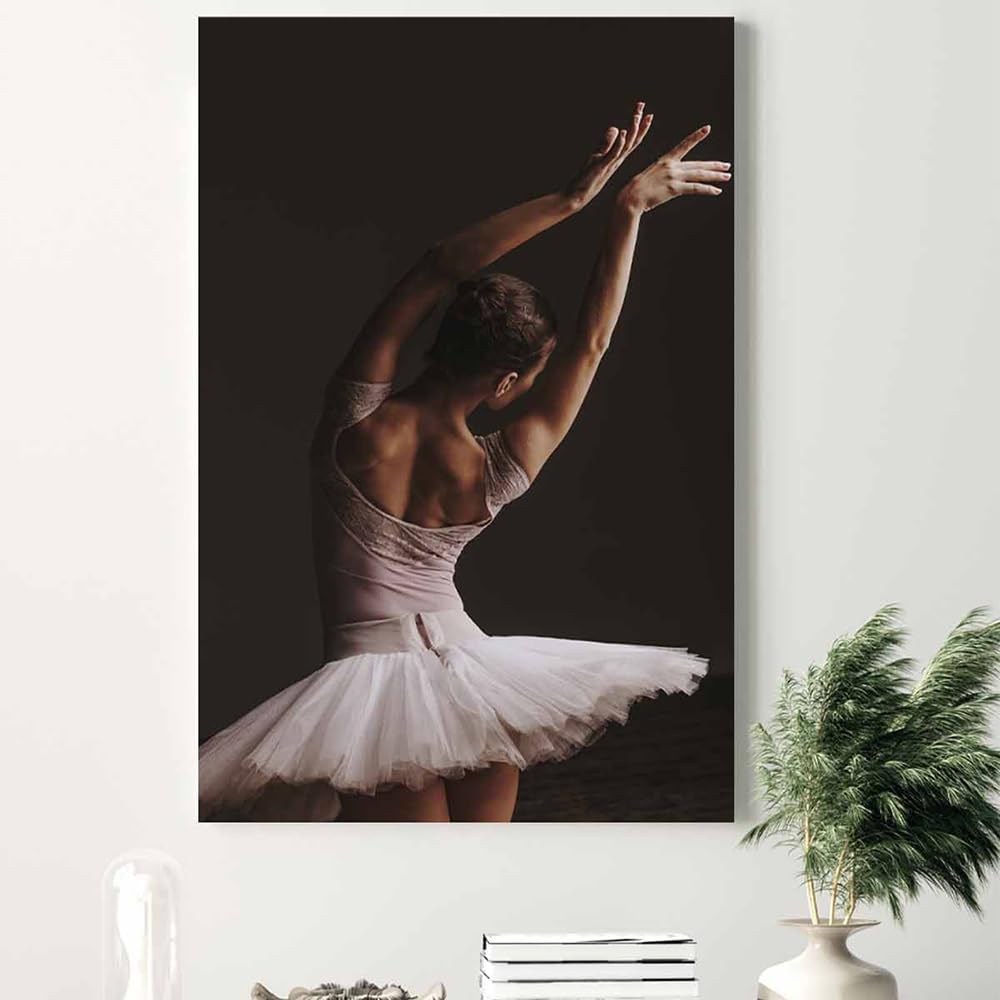 Amazon.co.jp: luose 美しいバレリーナポートレートアートペイン
