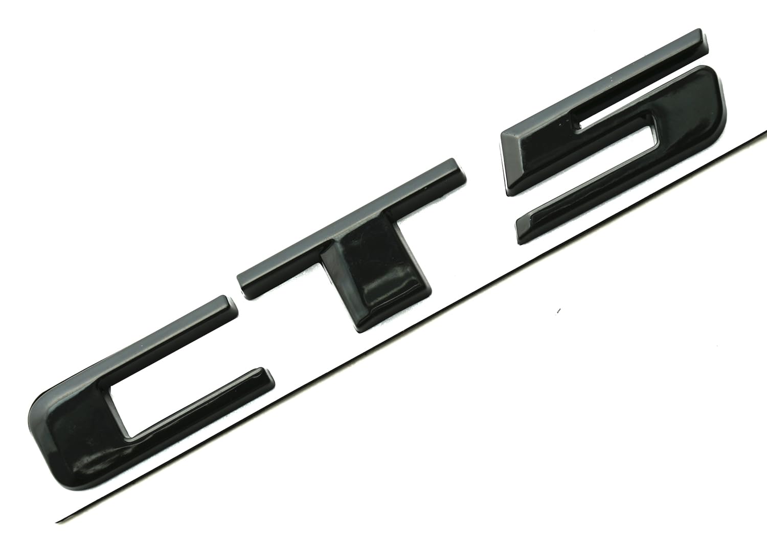 Emblema CT5 en negro brillante de metal resistente para la parte trasera 8
