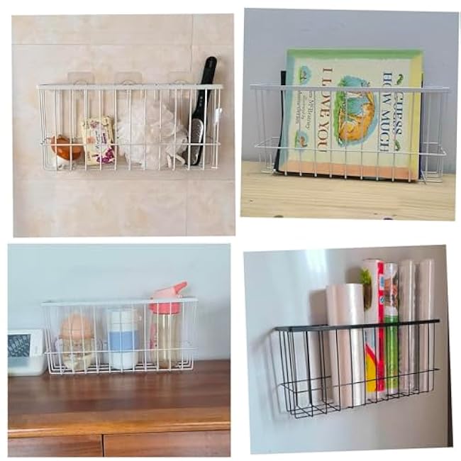 Multi-functional Kitchen Pantry Wrap Foil Storage Organizer, Black