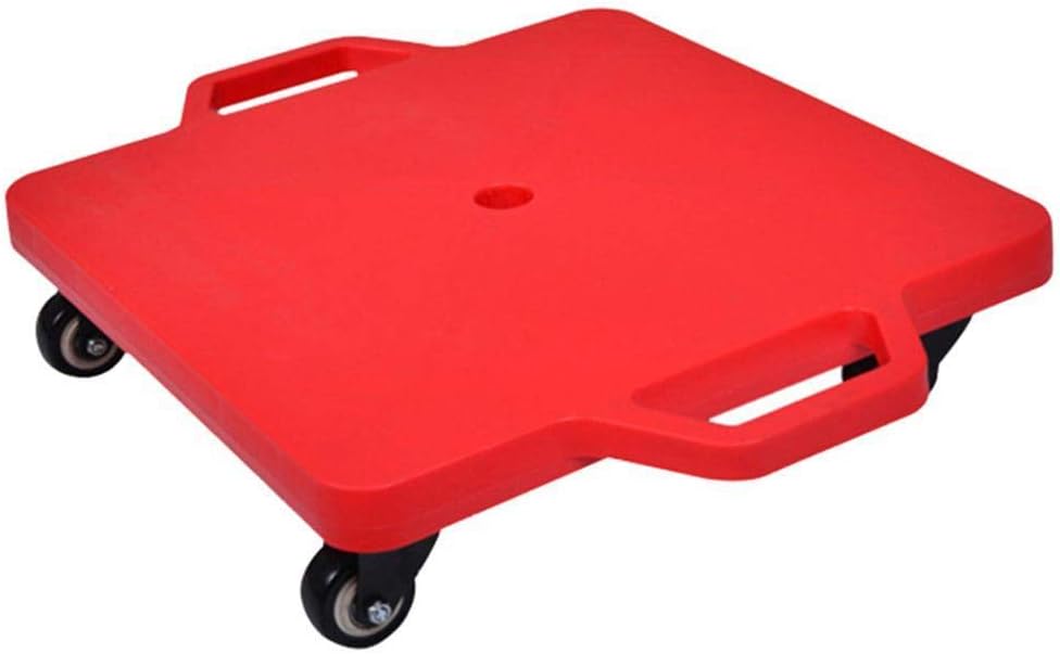 ZIXIXI Manual Plastic Scooter Board,sporter scooter,Children's Sit & Scoot Board With Casters & Safety Guards for Physical Education Class, Sliding Boards with Safety Handles