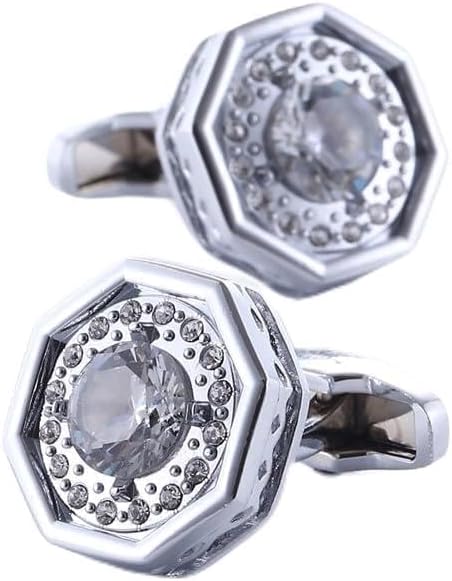 French Shirt Sleeve Button Wedding Dress Cuff Links Diamond Cuff Links Suit Accessories