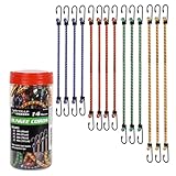 XSTRAP STANDARD 14 Pieces Standard Bungee Kit - Includes 18”, 24”, 30”, 40” Bungee Cords...