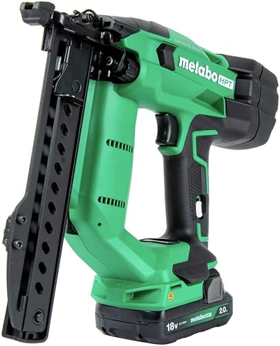 Miniatura 4 de Metabo HPT Kit de Grapadora Inalámbrica MultiVolt de 18V  Corona Estrecha de 18-Ga de 14 de Pulgada  Acepta Grapas de 18-Ga de 14 de Pulgada de 12