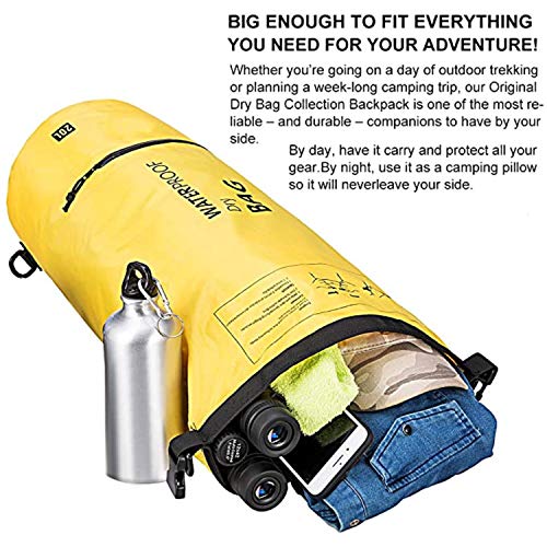 Altatac Waterproof Floating Dry Bag Backpack con 2 Bolsillos Exteriores con Cierre miniatura 3