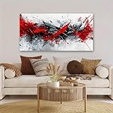 tableau moderne rouge orange Peinture à l'huile d'art contemporain, très appropriée pour la chambre à coucher, le salon, la cuisine, le bureau, l'hôtel, le restaurant, le bureau, la salle de bain, le bar, etc. Ce sera une décoration murale unique qui ajoutera une touche d'élégance à votre espace! Rendez votre atmosphère intérieure plus douce. Notre impression sur toile est également une Nécessités de la vie