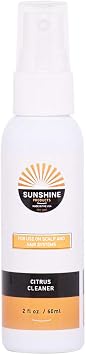 Sunshine Tape Solvent Spray Remover for Lace Wigs, Toupees, Tape-in Hair Extensions | Travel Size 2oz | Aggressive Adhesive Cleaners