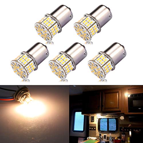 Ibrightstar Super Bright 12-24V Led Bulbs 1141 1156 1003 1073 Ba15S 7506 Replacement For Rv Camper Interior Indoor Backup Reverse Brake Tail Lights, Warm White(4000K) #TOP25