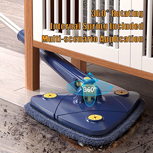 Mop pare| Mop Triângulo Multiuso para Limpeza | Esfregona limpeza pó microfibra triangular com funçã