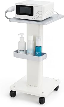 Beauty Trolley On Wheels White Salon Cart Hairdressing Instrument Instrument Storage Rolling Cart Storage
