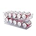 Mise à niveau automatique de l'organisateur de stockage de canettes de soda à double couche, bac distributeur en plastique pour réfrigérateur, porte-boisson empilable, support de stockage, pour réfrig