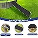 JUMPMKT Trampoline Slide, Universal Ladder for Kids Climb Up & Slide Down, Outdoor Trampoline Slide Attachment, Trampoline Accessories, Heavy Duty Steel, Clamps to Frame, Easy to Assemble