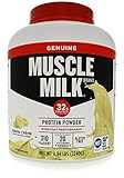 Muscle Milk Genuine Protein Powder, Banana Crème, 32g Protein, 4.94 Pound, 32 Servings