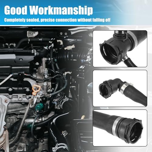 uxcell Upper Radiator Coolant Hose with Vent Hose for BMW 528i 2008-2010 for BMW 528i XDrive 2009 2010 No.17127560968 by uxcell - Used condition - Image 5