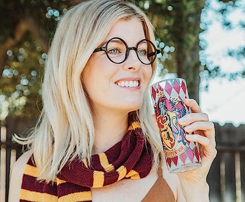 Image of Silver Buffalo Harry Potter Hogwarts House Crests 4-Pack Tumbler Set, 10-Ounces