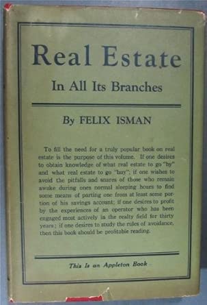 Real Estate In All Its Branches