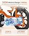 Electric Wheelchairs for Adults, Reclining Electric Wheelchair, 90°-160° Adjustable Backrest, 16