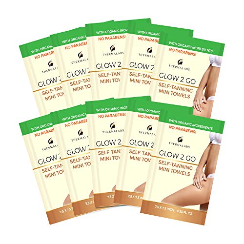 Self Tanning Towels Set of 10, Classic Fair to Medium Fake Tan Towelettes
